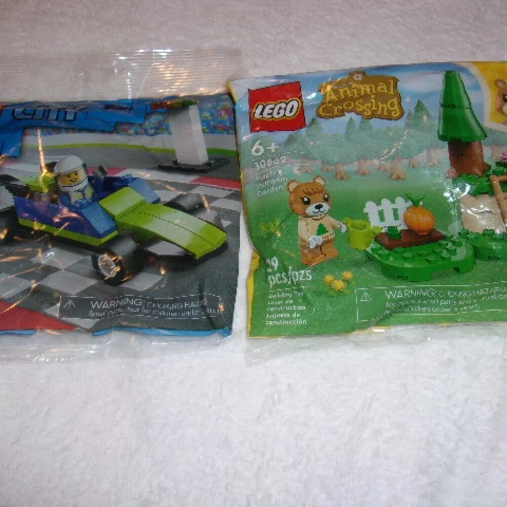 Lego Bundle-Animal Crossing & Racecar. New in packages